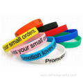 Printed Silicone Wristband Multi Colors Energy Bracelet